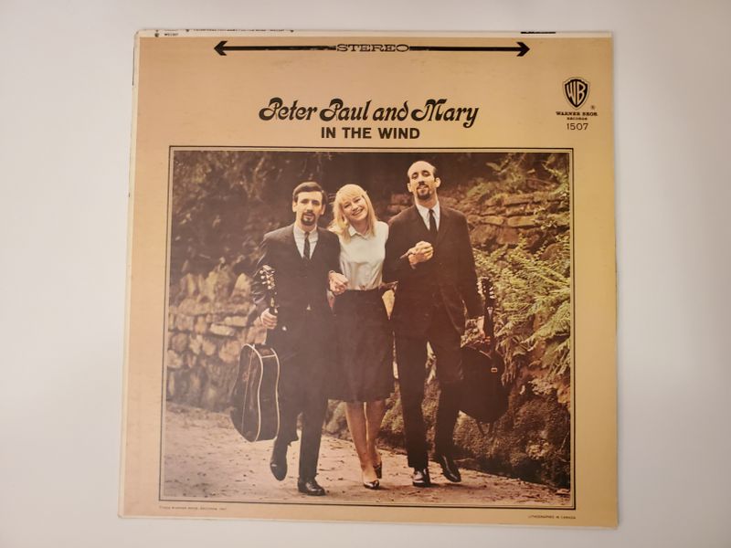 Peter, Paul and Mary In the Wind vinyl record